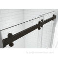 Frameless bypass Sliding Door